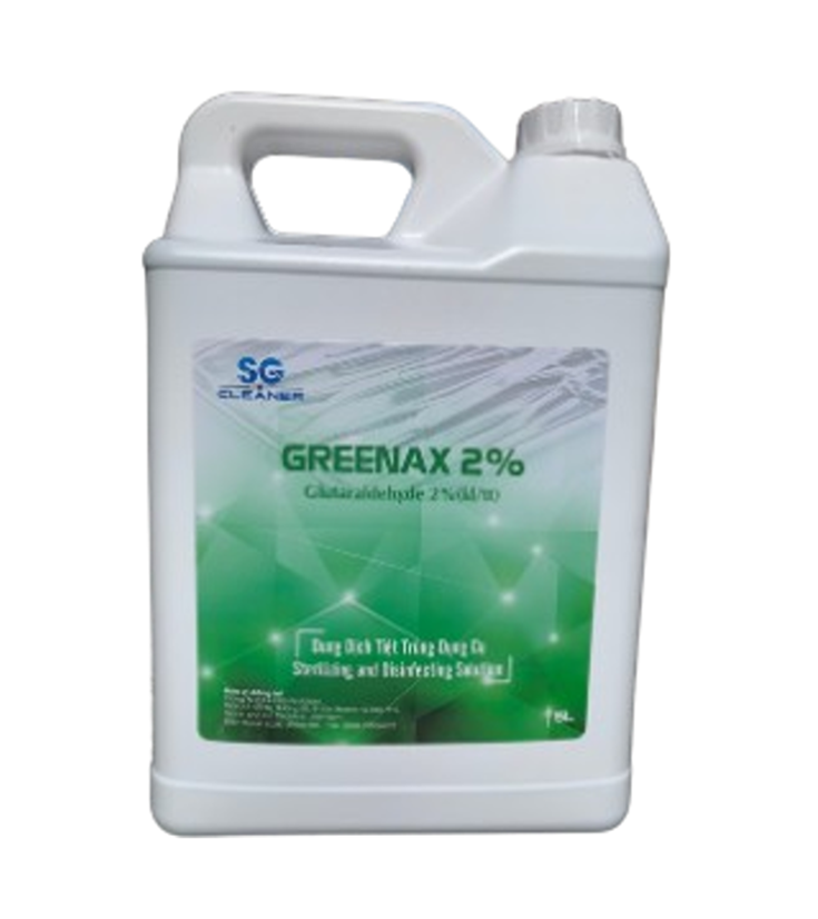 Dung dịch khử khuẩn dụng cụ mức độ cao Greenax 2%,