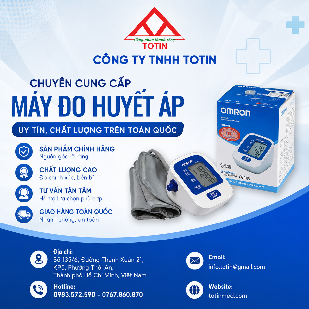 Cung Cấp Máy Đo Huyết Áp Uy Tín Chất Lượng Toàn Quốc