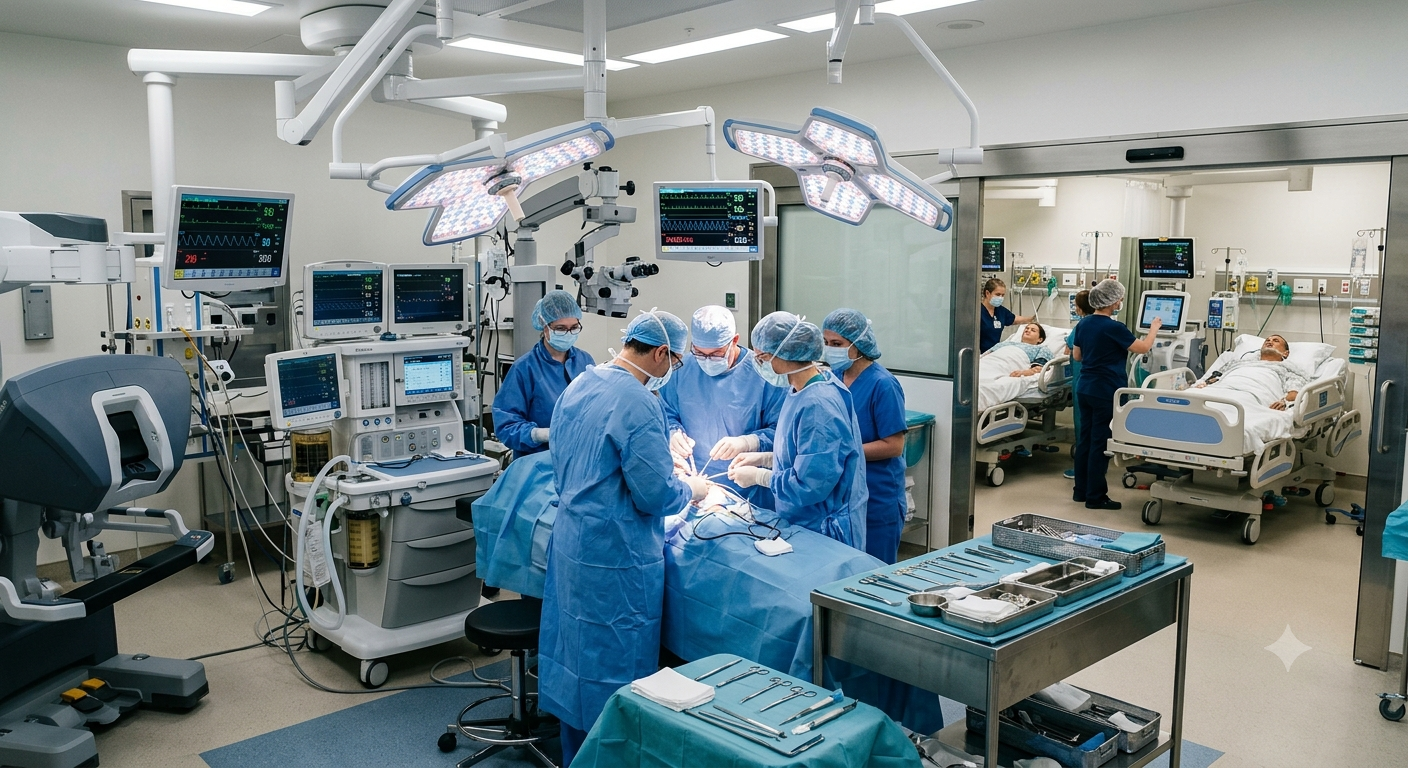 Các thông số kỹ thuật nâng cao cho phòng hồi sức và phẫu thuật