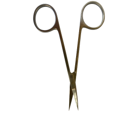 AC 451/11	Kéo iris, cong, nhọn nhọn, dài 11.5 cm