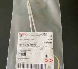 Kẹp kim cán vàng Mayo-Hegar dài 18cm 